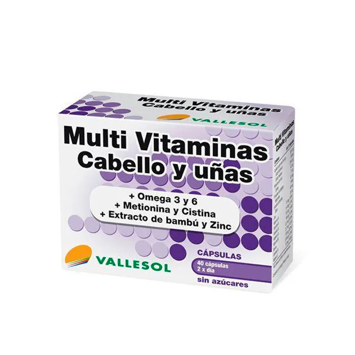 Vallesol Multi Vitamins Hair and Nails 40 Capsules