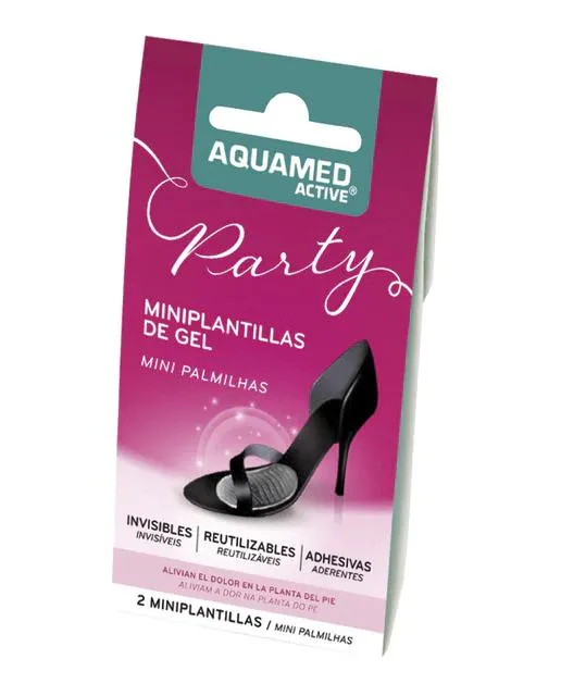 Diafarm Aquamed Active Mini-Foot Insoles Gel Dressing For Foot 2 Uts