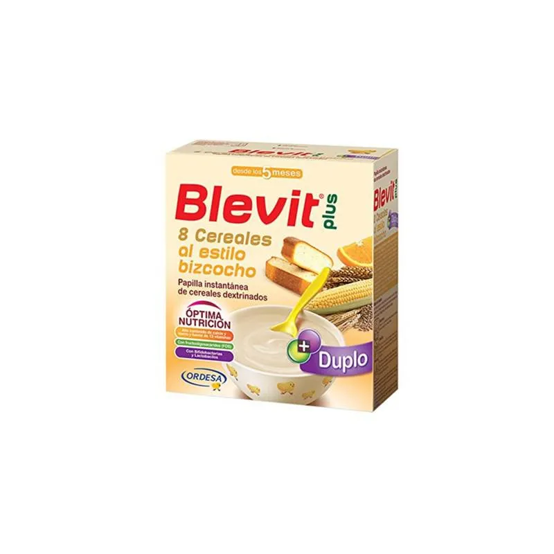Ordesa Blevit Papilla Plus 8 Cereal Duplo With Cake and Orange
