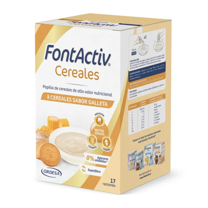 FontActiv 8 Cereals And Biscuit 500g