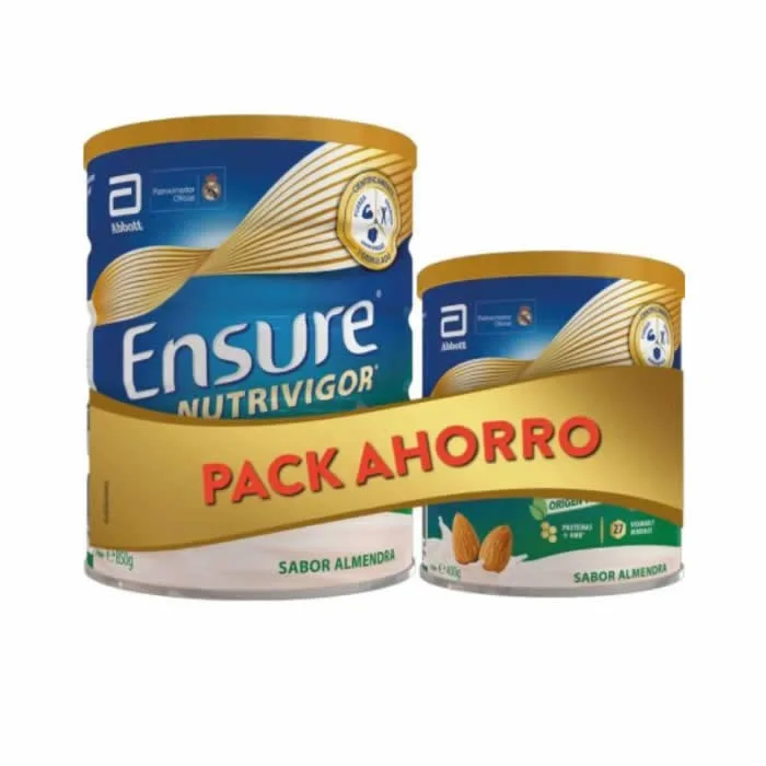 Ensure Nutrivigor Plant-Based Almond Flavor 850 g + 400 g