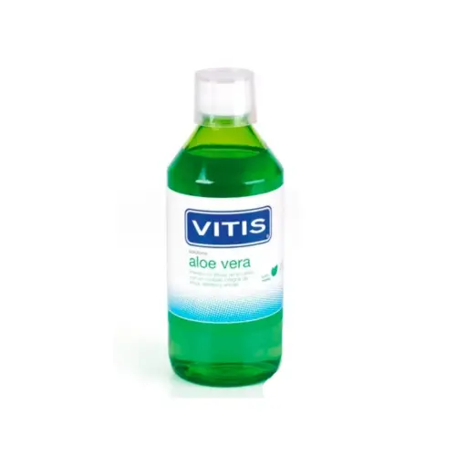 Vitis Aloe Vera Mint Mondwater | Unisex 1000ml | Alcoholvrij Anti-Caries
