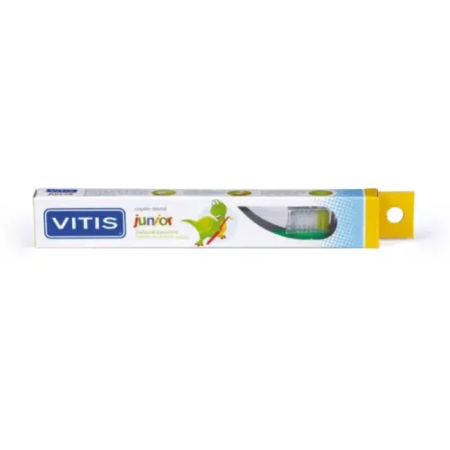 Vitis Junior Tandenborstel | Kinderen +6 Jaar | Zachte Reiniging
