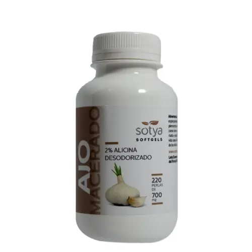 Sotya Ajo Macerado 700 Mg 220 Perlas