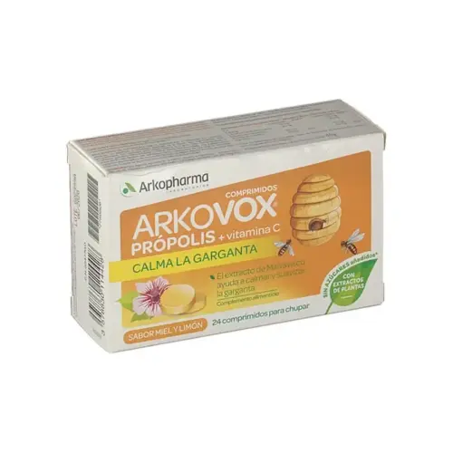 Arkopharma Arkovox 24 Honey & Lemon Tablets