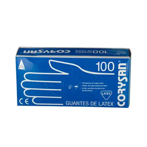 Corysan Latex Gloves Large Size 100U