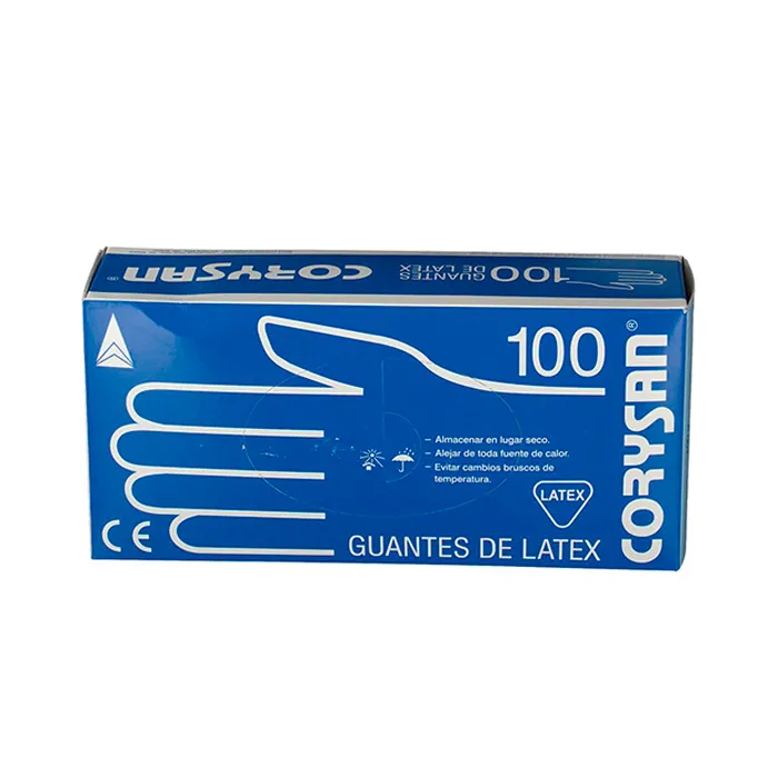 Corysan Latex Gloves Large Size 100U