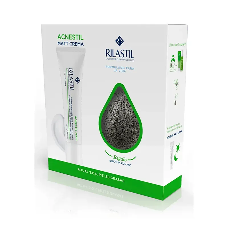 Rilastil Acnestil Matt Cream 40ml Set 2 Pieces