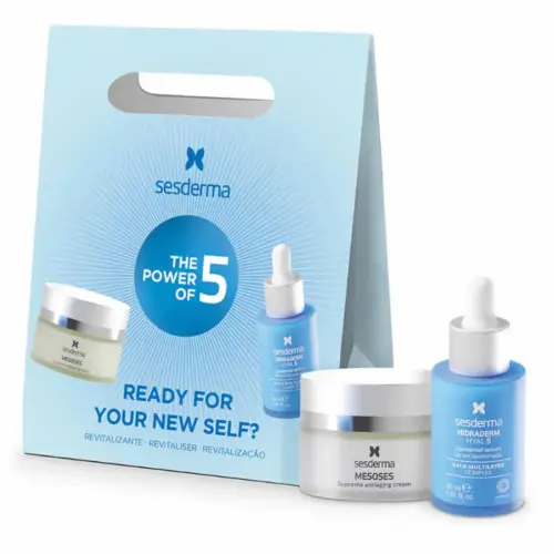 Sesderma Mesoses Supreme Antiaging Cream 50ml + Hidraderm Hyal 5 Liposomal Serum 30ml Set 2 Pieces