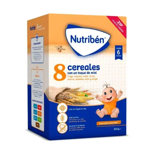 Nutribén 8 Honey Cereals 600g