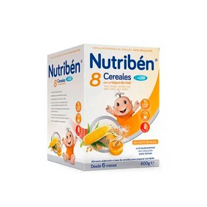 Nutribén 8 Honey Calcium Cereals 600g