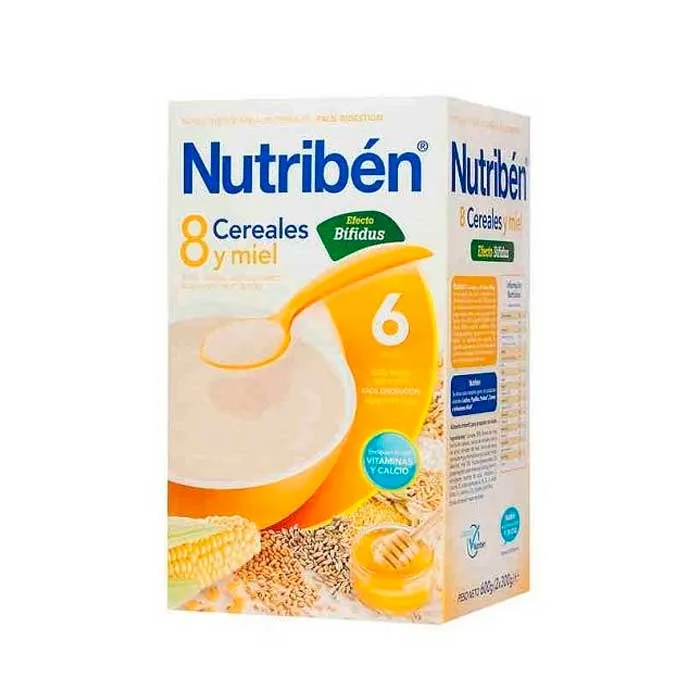 Nutribén 8 Cereals and Honey Bifidus 600g