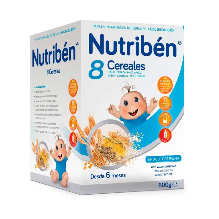 Nutribén Papilla 8 Cereals 600g