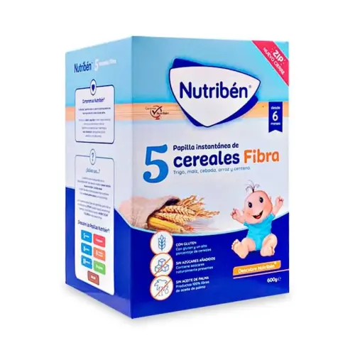 Nutribén 5 Cereali Fibra 600g