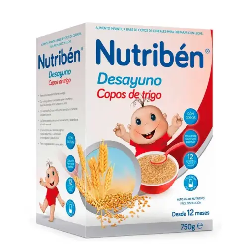 Nutribén Breakfast Wheat Flakes 750g