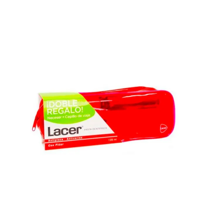 Lacer Toothpaste 125ml + Travel Toothbrush Gift