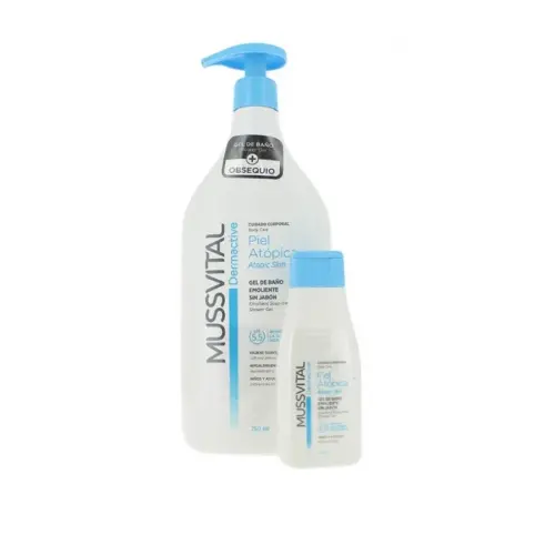 Mussvital Dermactive Shower Gel Atopic Skin 750ml+100ml