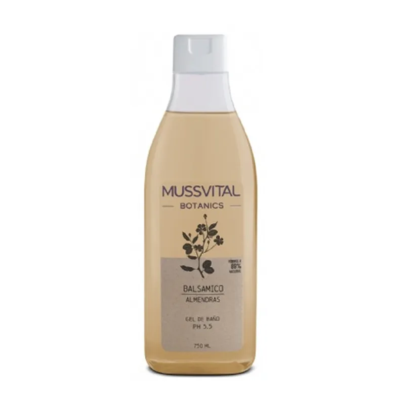 Mussvital Essentials Botanics Almond Bath Gel 750 ml