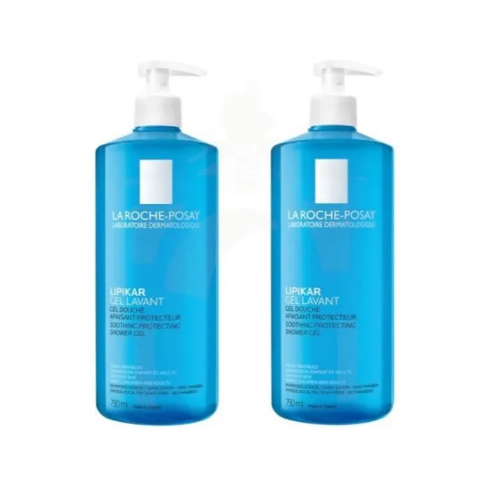 La Roche Posay Lipikar Gel Lavant 2x750ml