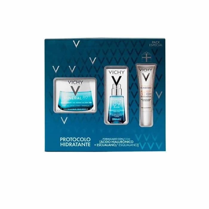 Vichy Mineral 89 Hydration Boost Cream 72h 50ml Set 3 Pieces