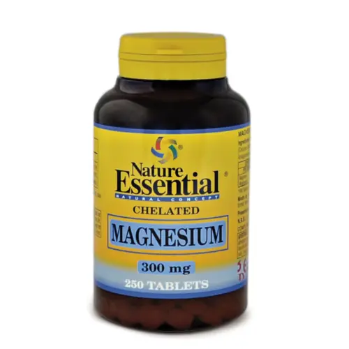 Nature Ess Magnesio Quelado300 Mg 250 Tabletas