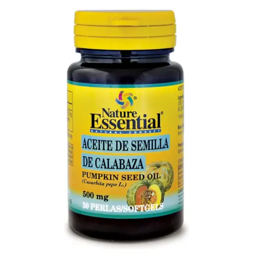 Nature Ess Aceite De Semilla Calabaza 500 Mg 50 Perlas