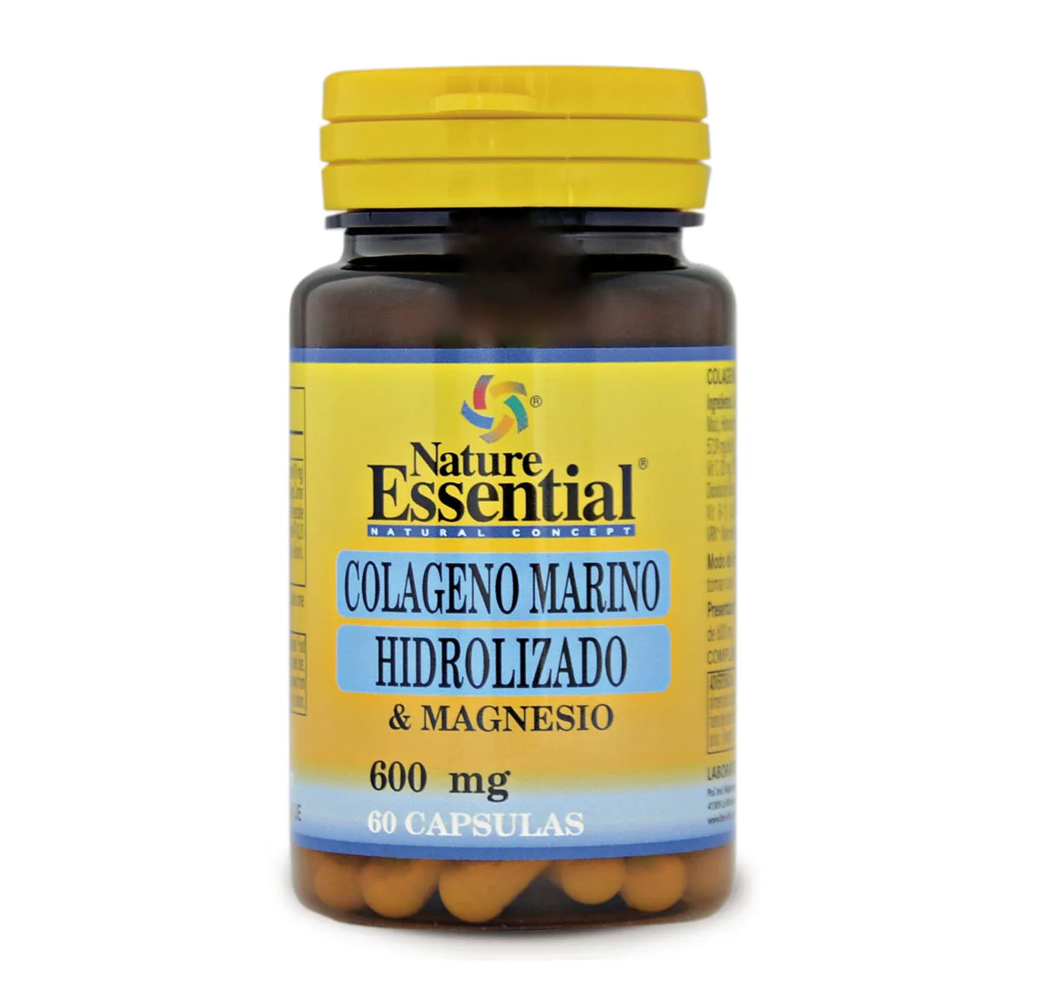 Nature Ess Colageno Marino Hidroli Mg 600 Mg 60 Caps