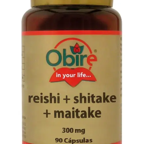 Obire Reishi Shiitake Maitake 300 Mg 90 Caps