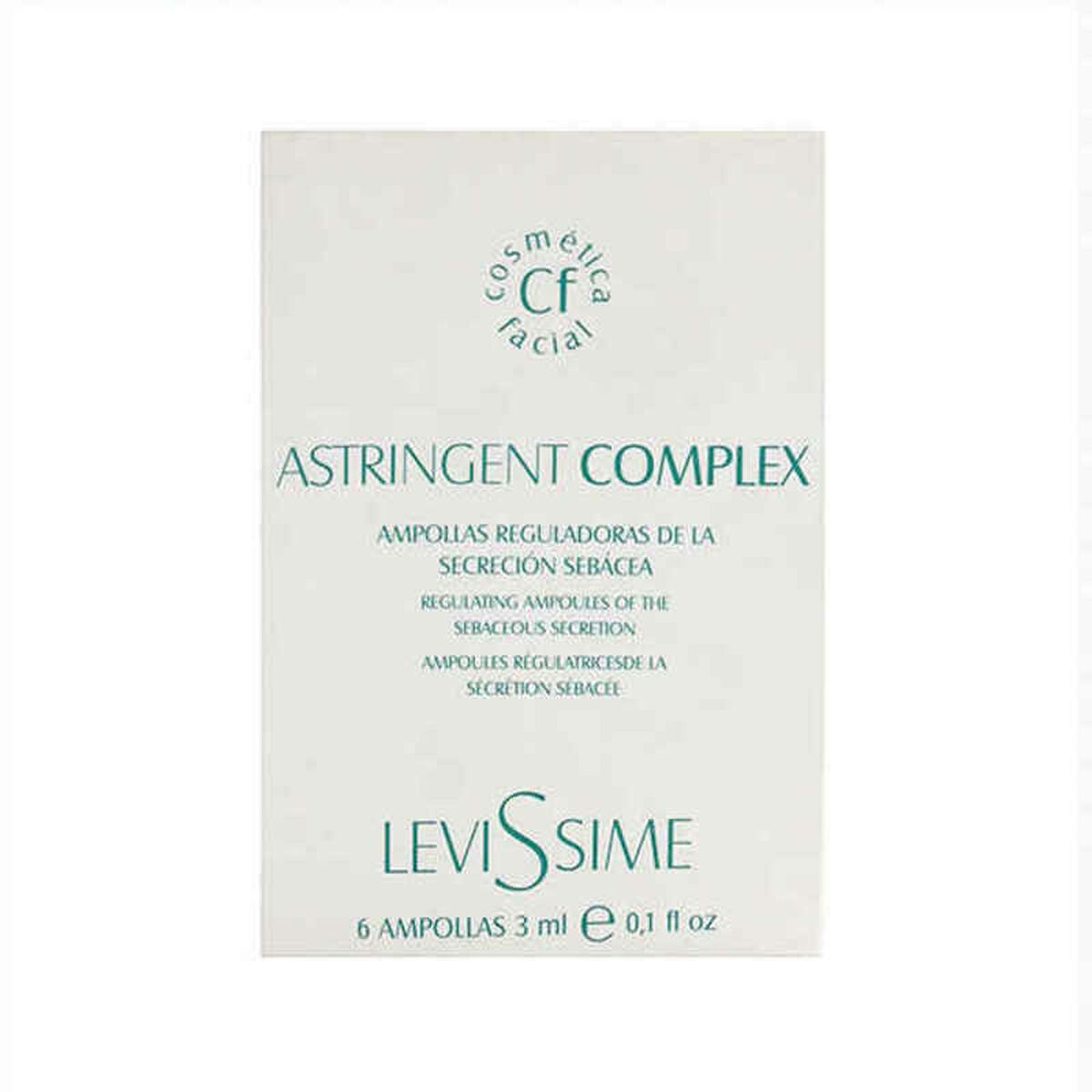 Lichaamscrème Levissime Astrigent Complex (6 x 3 ml)