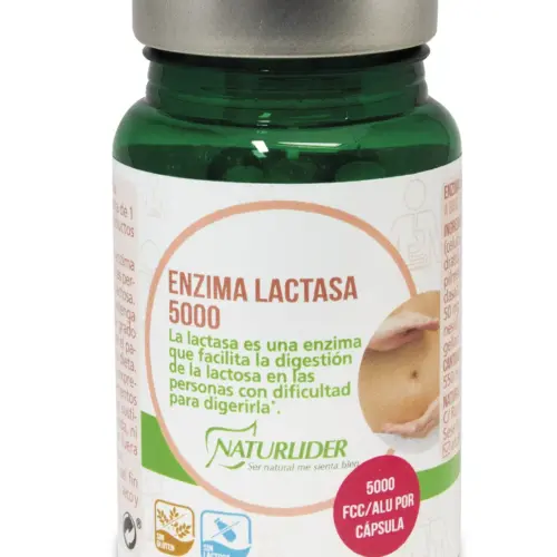 Naturlider Enzima Lactasa 5000 Fcc 60 Cap