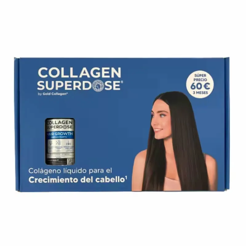 Gold Collagen Superdose Strong Hair 3x300ml Bottle