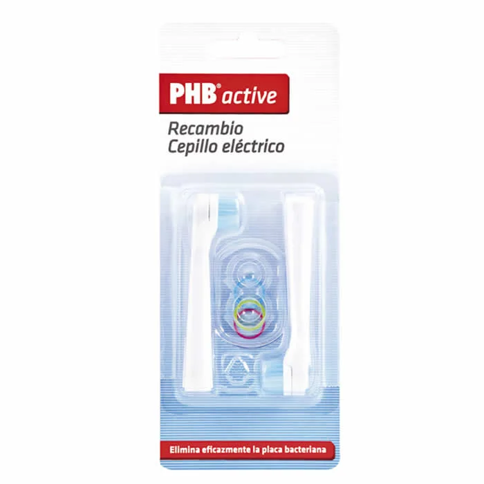 PHB Active Electric Toothbrush Replacement Head 2 Units