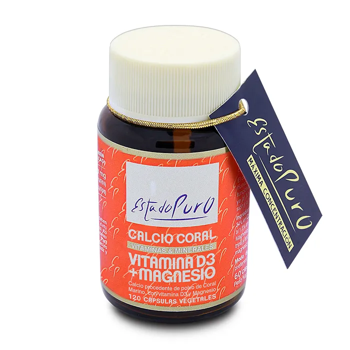 Tongil Estado Puro Calcio Coral Vitamina D3 Mg 120 Vcap