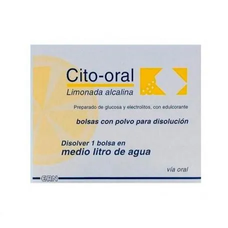 Cito-Oral Limonada Alcalina Rehydratie Drank | Unisex 10 Zakjes Citroen | Snelle Rehydratie