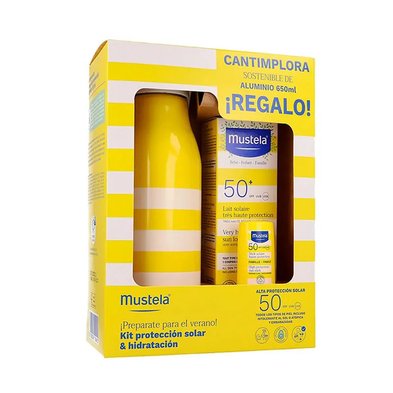 Mustela Sun Milk Spf50+ 100ml Set 3 Pieces