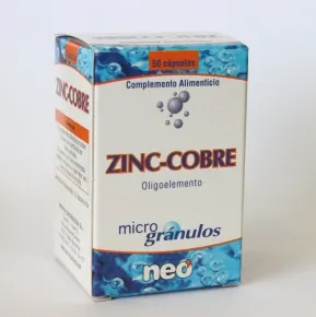 Neo Microgranulos Zinc Cobre 50 Caps
