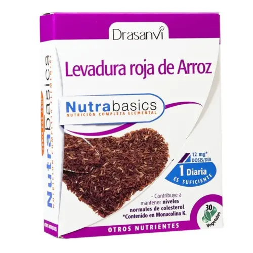 LEVADURA ROJA DE ARROZ 30 Caps NUTRABASICOS