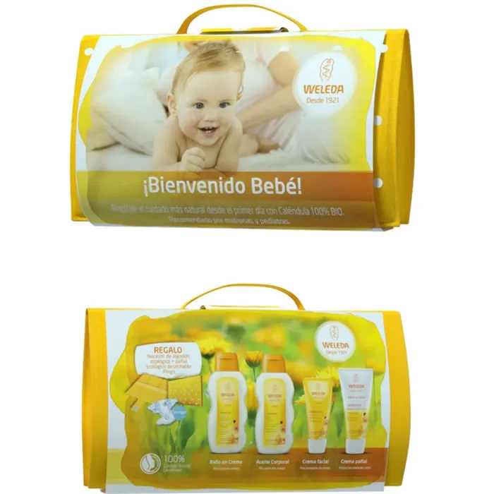 Weleda Baby Calendula Cream Bath 200ml Set 5 Pieces