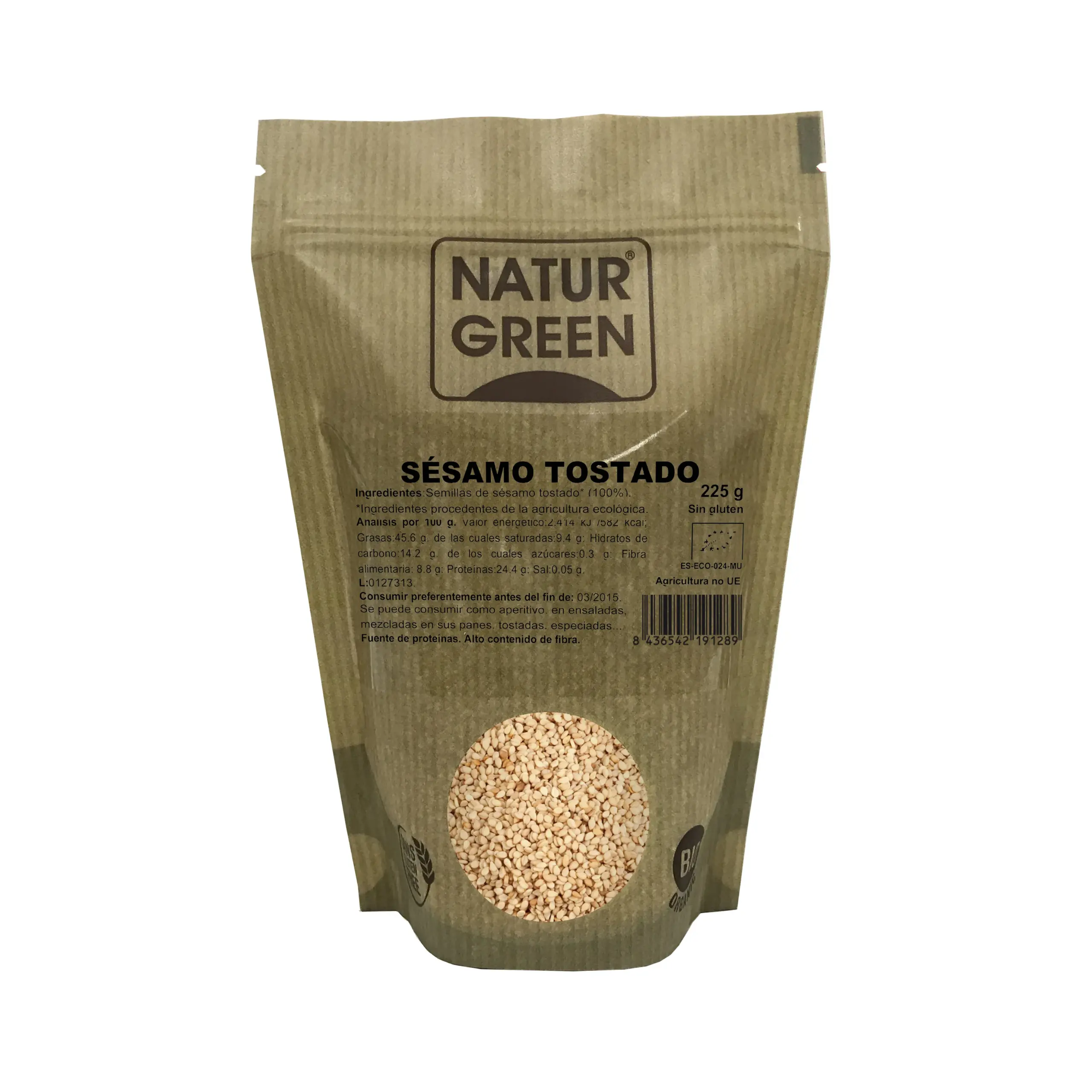 Naturgreen Sesamo Tostado Bio 225g