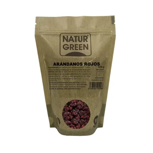 Naturgreen Arandanos Rojos Deshidratados Bio 125g