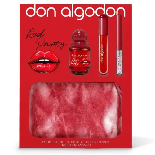 Don Algodón D Algodon Wom Red Party 30 Maq Bolso