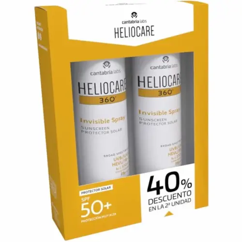 Heliocare 360 Invisible Spray Spf50+ 2x200ml