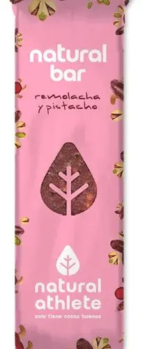 Natural Athlete Barrita Energetica De Remolacha y Pistachos Bio