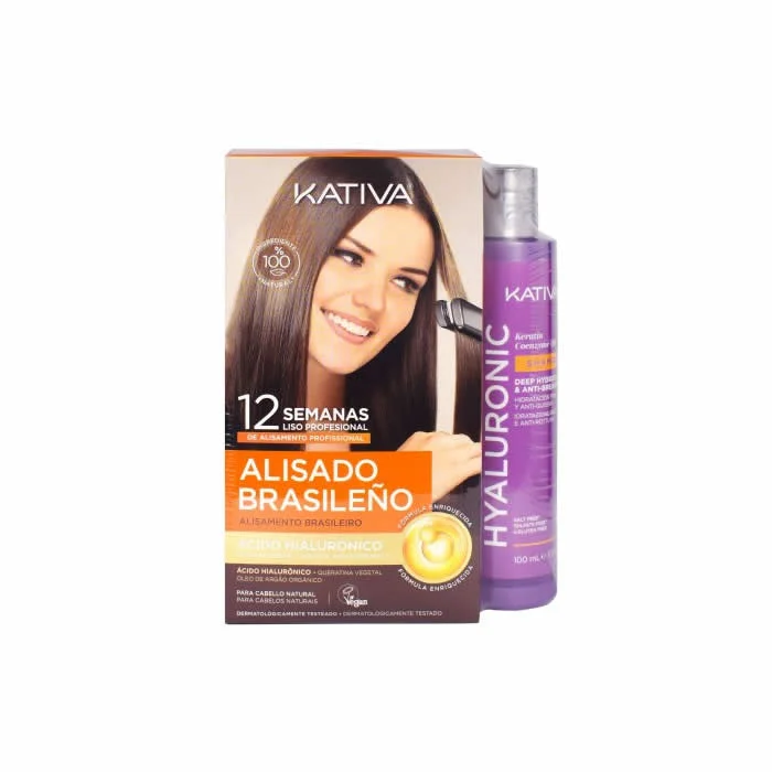 Kativa Professional Brazilian Hyaluronic Straightening + Shampoo 100ml