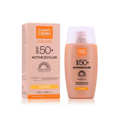 Martiderm Sun Care Active Fluid SPF50+ | Unisex 50ml | UV-Bescherming Hydraterend