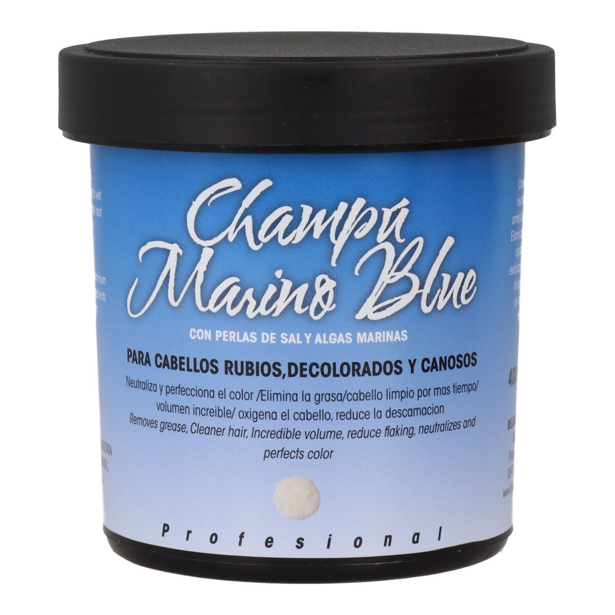 Shampoo voor blond of grijs haar Belkos Marino Blue 400 g