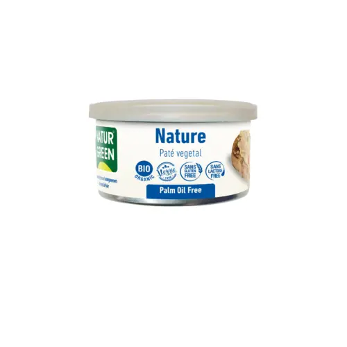 Naturgreen Bio Vegan Groentespread Nature | Unisex 125g | Glutenvrij Lactosevrij
