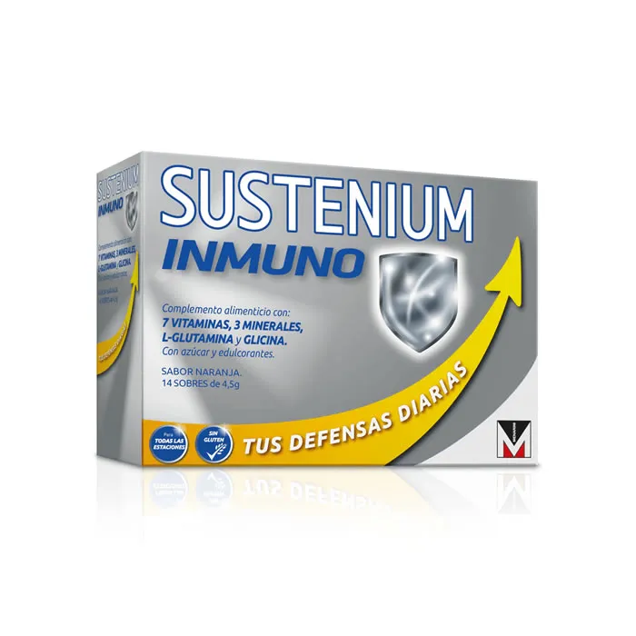 Sustenium Immuno Food Supplement Orange Flavor 14 Sachets
