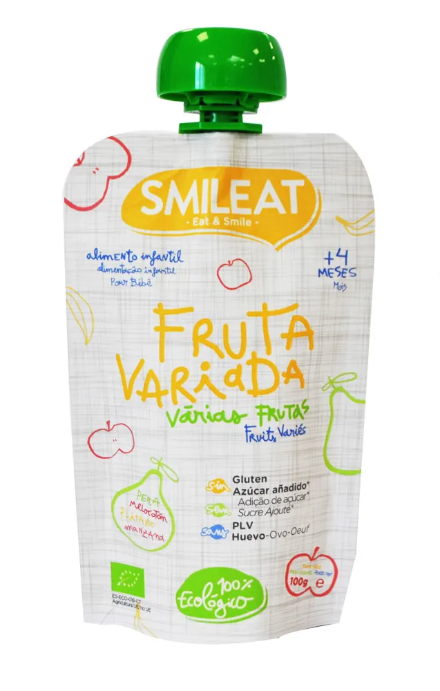 Smileat Pouch Fresa Platano 100g