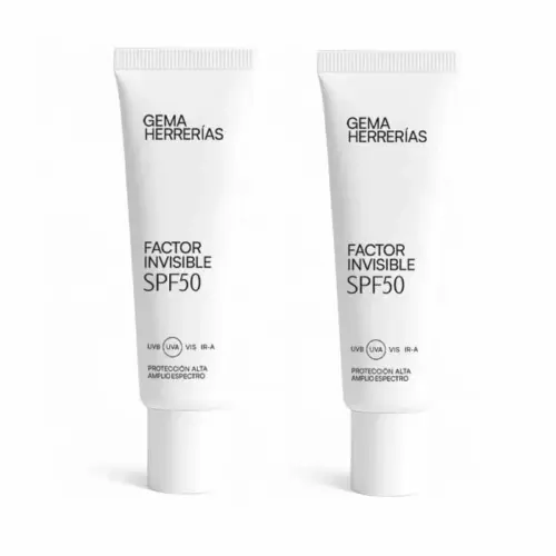 Gema Herrerias Factor Invisible Spf50 2x50ml